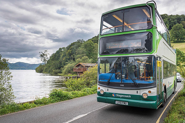 Hop-on-hop-off bus service in the Lake District, Cumbria