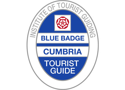Photo of a Blue Badge from the Institute of Tourist Guiding
