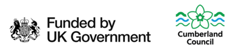 Cumbria Coastal Route project funding partner logos