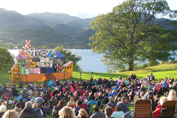 Outdoor theatre at Brantwood