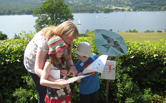 Family adventures at Brantwood, Coniston