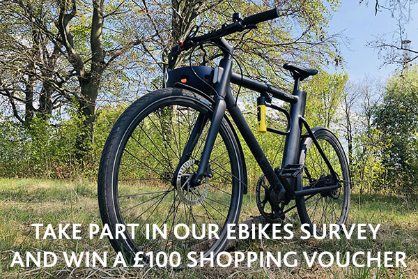 Take part in the e-bike survey and win a shopping voucher