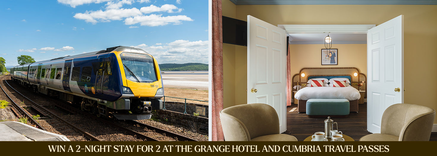 Win a 2-night stay for 2 at the Grange Hotel in Grange-over-Sands, with Cumbria Travel Passes