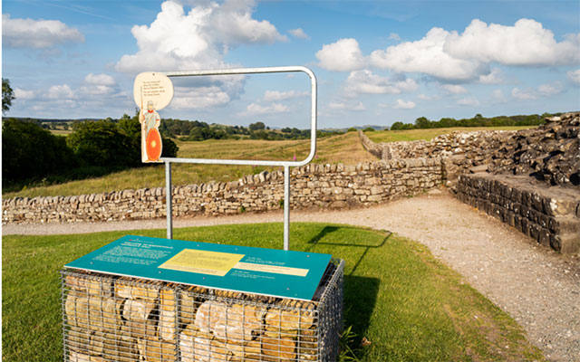 Take a selfie at Hadrian's Wall