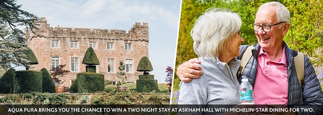 Aqua Pura competition to win a stay at Askham Hall
