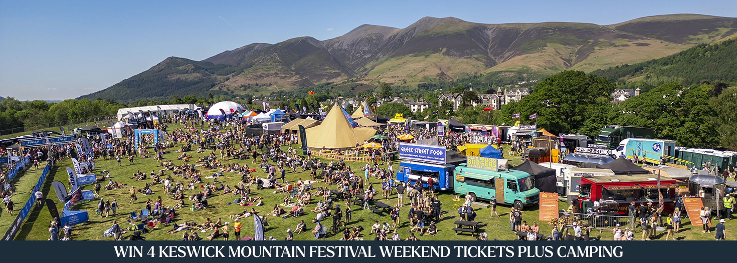 Win 4 Keswick Mountain Festival Weekend Tickets plus Camping