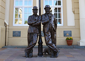 Laurel & Hardy Statue, Ulverston