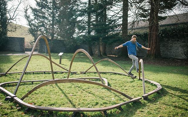 Mountains we Made, by Charlie Whinney. Part of the Lakes Culture 'Lakes Ignite' festival in 2018