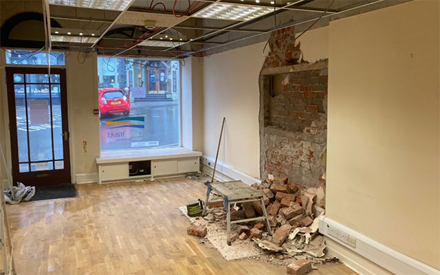 Renovations at The Old Courthouse Gallery, Ambleside