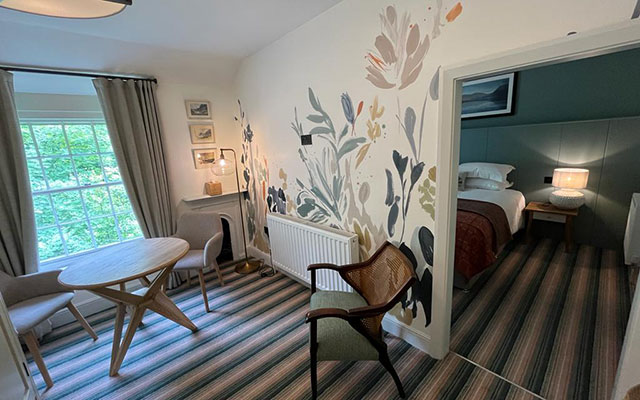 Newly-refurbished rooms at The Royal Oak, Borrowdale